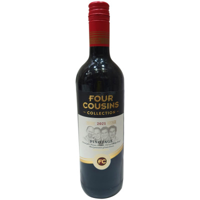 Вино Four Cousins Пинотаж красное сухое, 750мл