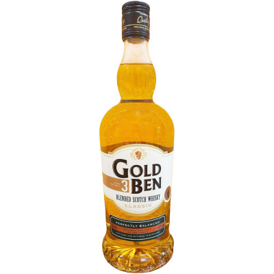 Виски Gold Ben шотландский купажированный 40%, 700мл
