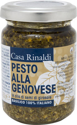 Крем-паста Casa Rinaldi Песто Генуя в оливковом масле, 130мл