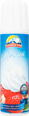 Крем сливочный Alpengurt Лёгкий с ароматом ванили взбитый ультрапастеризованные 18%, 250г