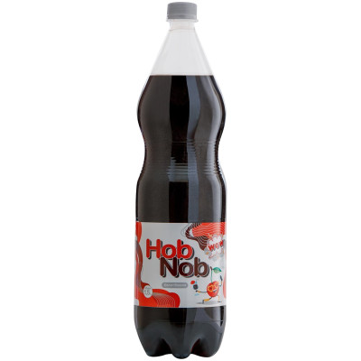 Напиток Hobnob со вкусом Кола и вишня безалкогольный среднегазированный , 1.5л