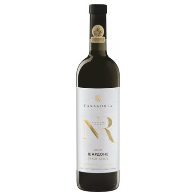 Вино Fanagoria Шардоне белое сухое, 375мл