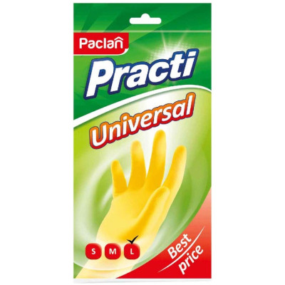 Перчатки Paclan Practi Universal резиновые S