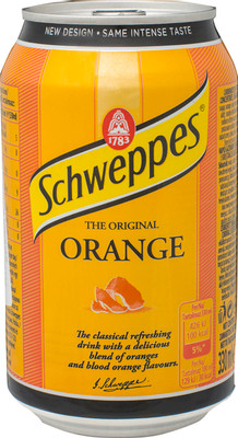 Напиток безалкогольный Schweppes Оранж газированный, 330мл