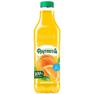 Напиток сокосодержащий Фрутмотив Солнечный апельсиниз негазированный, 1.5л
