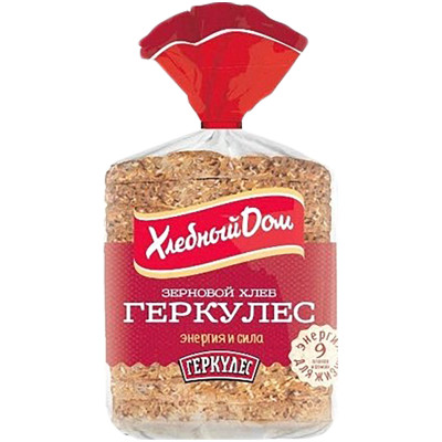 Хлеб Уфимский ХЗ №7 Геркулес ржано-пшеничный нарезка, 300г