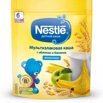 Каша овсяная Nestle с грушей и бананом, 250г