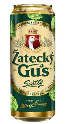 Пиво Zatecky Gus светлое 4.6%, 450мл