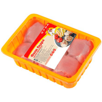 Мясо цыплёнка-бройлера Юрма бедро-филе для жаркого