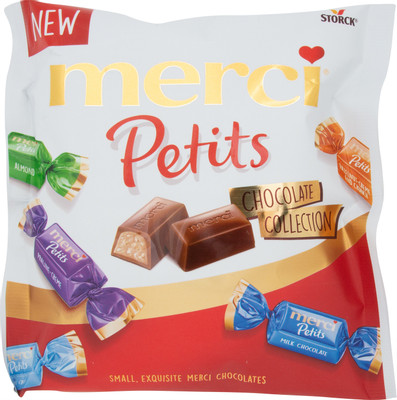 Набор конфет Merci Petits шоколадная коллекция, 125г