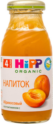 Нектар HiPP Bio Juice абрикос с 4 месяцев, 200мл