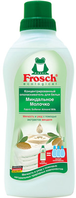 Ополаскиватель для белья Frosch Миндальное молочко концентрированный, 750мл