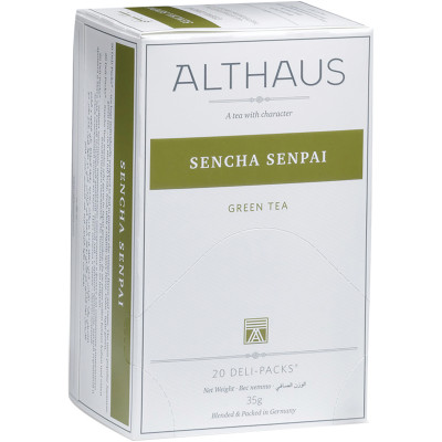 Чай Althaus Сенча Сенпай зеленый, 20х1,75г