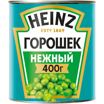 Горошек Heinz Нежный зеленый, 400г