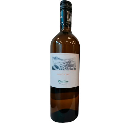 Вино Bründy Riesling белое полусухое 12%, 750мл