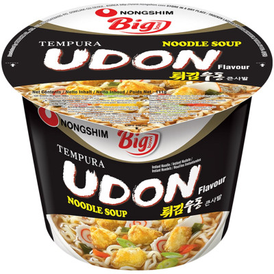 Лапша Nongshim Удон Темпура быстрого приготовления, 111г