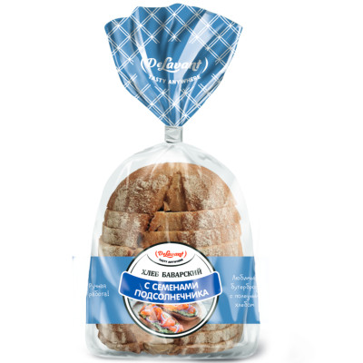 Хлеб DeLavant Баварский с семенами подсолнечника, 255г