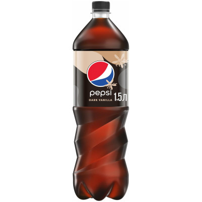 Напиток газированный Pepsi Dark Vanilla, 1.5л