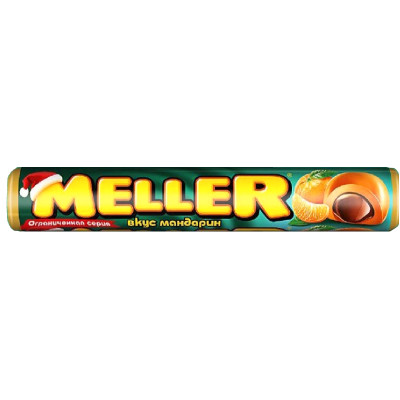 Ирис Meller с шоколадом и вкусом мандарина, 38г