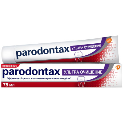 Зубная паста Parodontax ультра очищение, 75мл