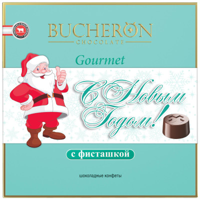 Конфеты шоколадные Bucheron Gourmet с фисташкой, 180г