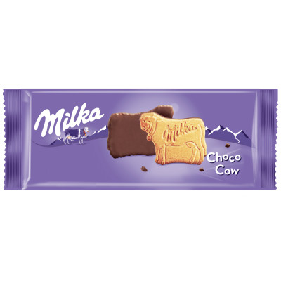 Печенье Milka покрытое молочным шоколадом, 120г