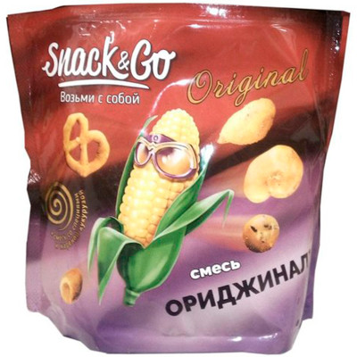 Смесь ореховая Snack&Go Original со специями, 75г