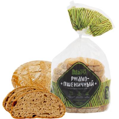 Хлеб Хлебозавод №1 Легенда Мари ржано-пшеничный нарезка, 320г