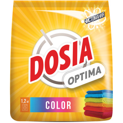 Порошок Dosia Optima Color для стирки, 1.2кг