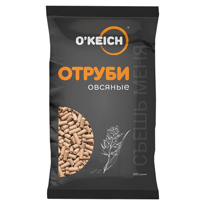 Отруби O'Keich хрустящие экструдированные пшеничные, 200г