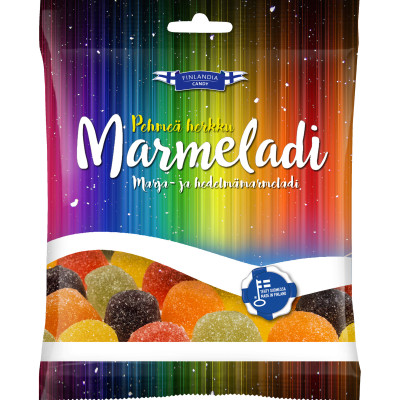 Мармелад Finlandia Candy Ассорти Северное Сияние со вкусом ягод и фруктов, 250г