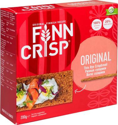 Сухарики Finn Crisp Original ржаные, 200г