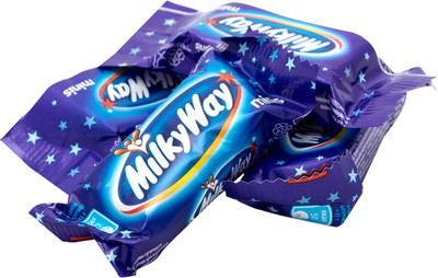 Шоколадный батончик Milky Way Minis с суфле в молочном шоколаде