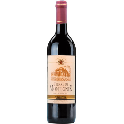 Вино Pierre de Montigner красное полусладкое 10%, 750мл