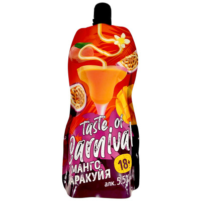 Медовуха Южные фрукты Taste of Carnival Манго маракуйя 5.5%, 375мл