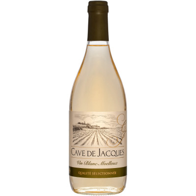 Вино Cave de Jacques Vin Blanc Moelleux белое полусладкое 11%, 750мл