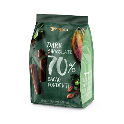 Конфеты Vergani Горький шоколад 70%, 180г