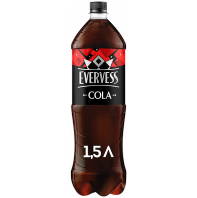 Напиток газированный Evervess Кола, 1.5л