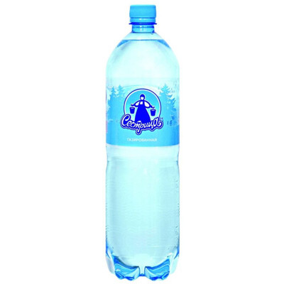 Вода Сестрица-Природная минеральная питьевая 1 категории газированная, 1.5л