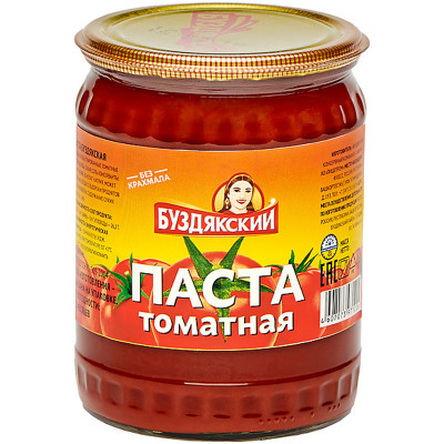 Паста Буздякский на основе томатопродуктов, 500г
