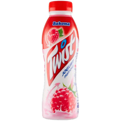 Напиток йогуртный Bakoma Twist клубника 1.8%, 250мл