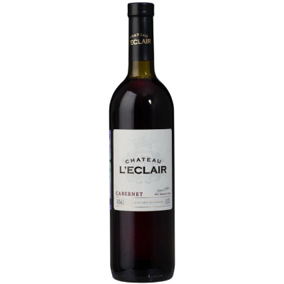 Вино Chateau l'Eclair Cabernet ординарное красное сухое 10%, 750мл