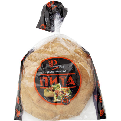 Пита Ржевка-Хлеб ржано-пшеничная, 350г