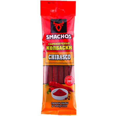 Колбаски сырокопчёные Smachos Chibasco, 70г