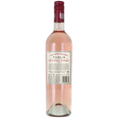 Вино Doppio Passo Примитиво Розато Puglia IGT розовое полусухое 12%, 750мл