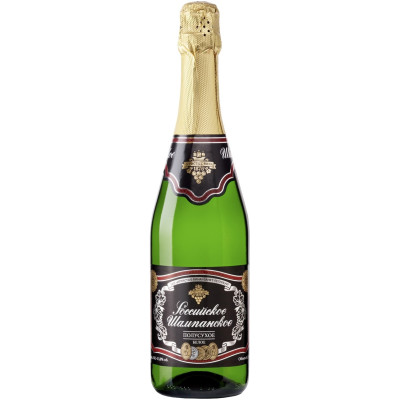 Шампанское Наследие Мастера Российское белое полусухое, 750мл