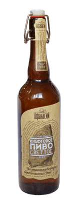 Пиво Афанасий Крафтовое светлое 4.5%, 750мл