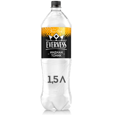 Напиток газированный Evervess Тоник, 1.5л