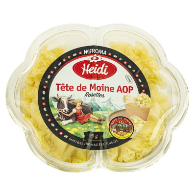 Сыр Heidi Тет де муан нарезка 53%, 95г