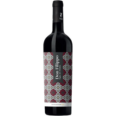 Вино Don Filippo Primitivo Puglia красное полусухое 13%, 750мл